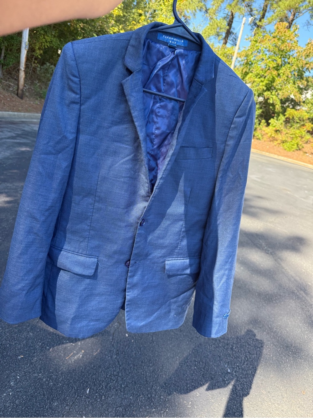 Perry Ellis Slim Blue Sport Coat